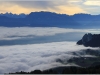 Mer de nuages - Chartreuse et Belledonne depuis Vercors - 1er octobre 2013