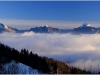 Vercors, mer de nuages et Chartreuse - 13 janvier 2012