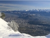 Grenoble depuis Lans en Vercors - 21 février 2010