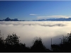 Panorama vers Chartreuse et Belledonne depuis le Vercors - 12 octobre 2011