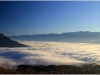 Panorama avec mer de nuages depuis le Vercors - 25 novembre 2011