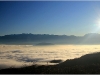 Panorama avec mer de nuages depuis le Vercors - 25 novembre 2011